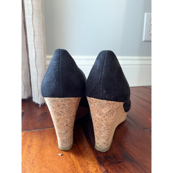 H&M Women’s open toe black wedges - Picture 5 of 7